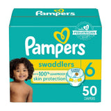 Swaddlers Size 6 Leak-Free Diapers, 50-pc
