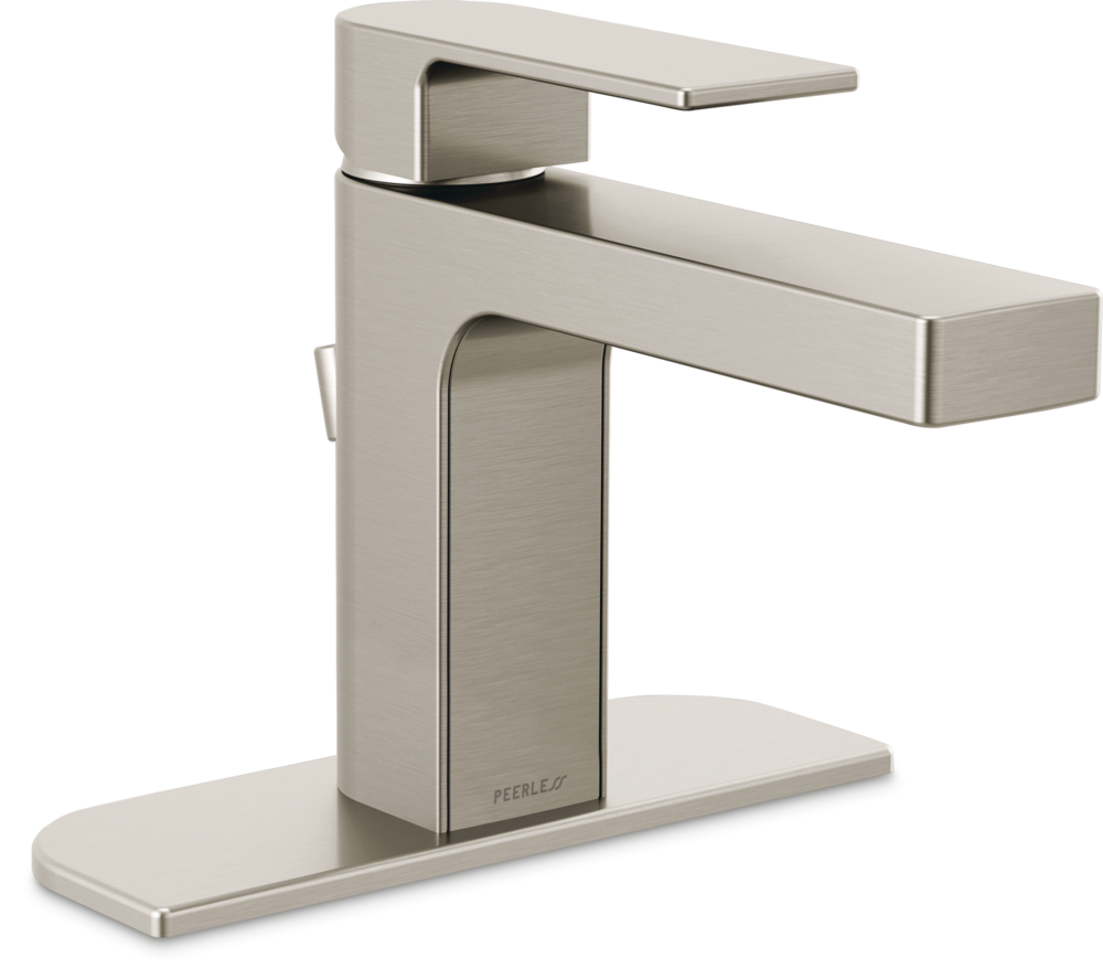 Xander Single Handle Rigid Spout Single Hole Bathroom Sink Faucet WaterSense Certified, Brushed Nickel