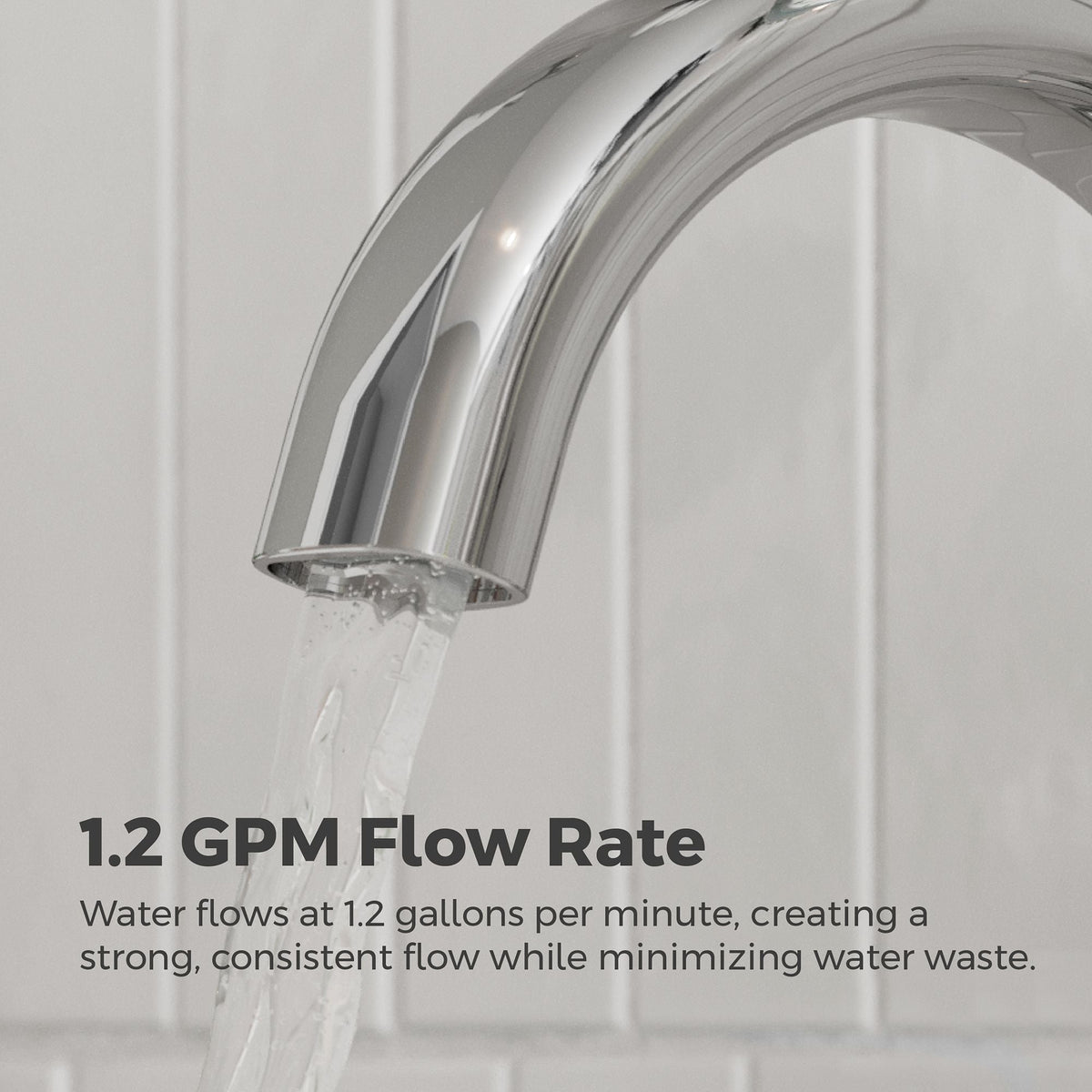 Raya 4-in Chrome Centerset Bathroom Sink Faucet