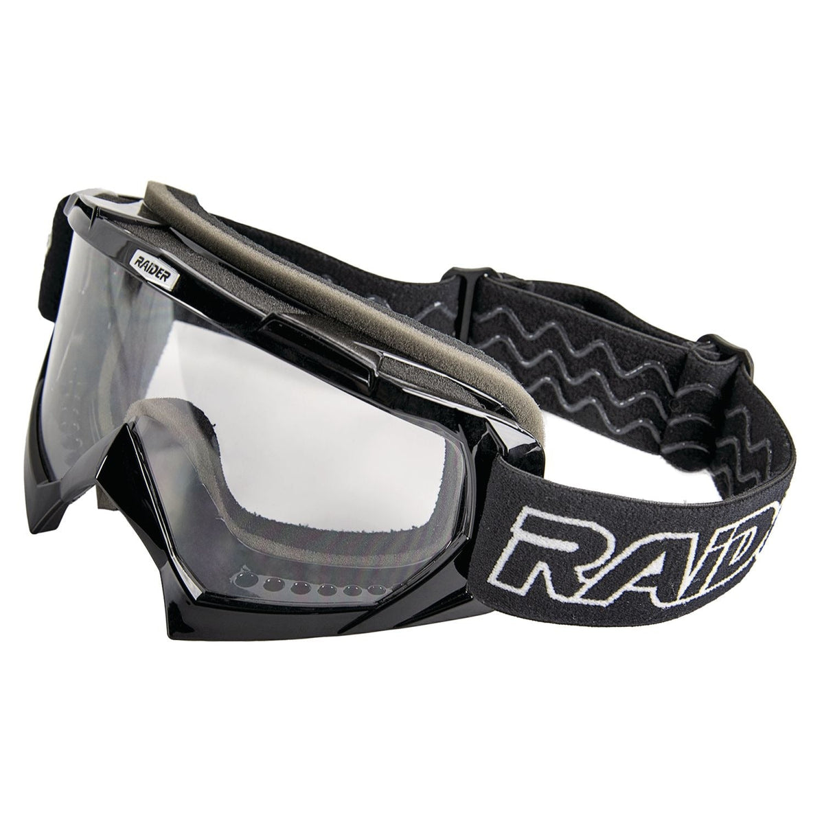26-008 Surge Unisex-Adult Anti-Fog Scratch-Resistant Goggles with Dual Lens, Black Frame/Clear