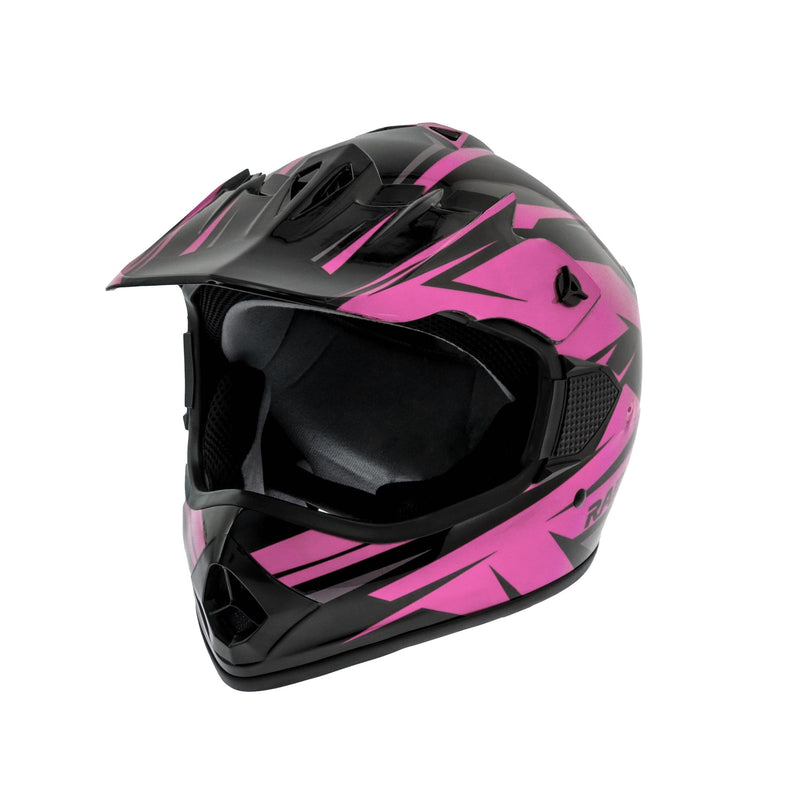 GX4 Youth Dirt Bike/ATV Helmet, Pink/Black, Assorted Sizes L8658