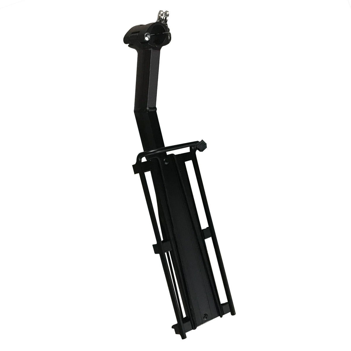 Alloy Seat Bike Cargo Rack, Black