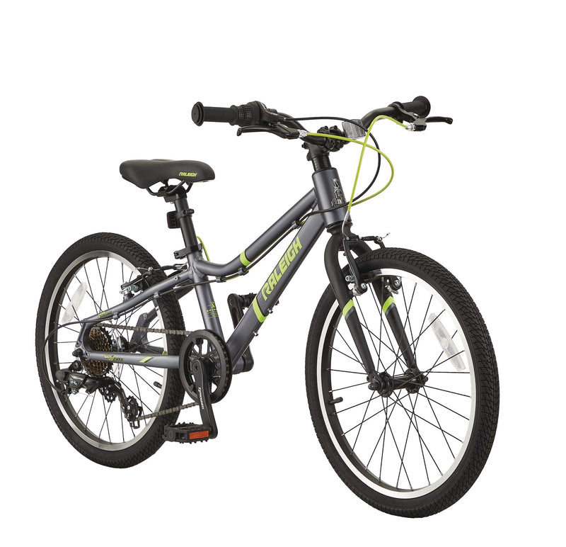 Meteor Youth Bike with Reflectors, 7-Speed, 20-in Wheel, Grey L8867