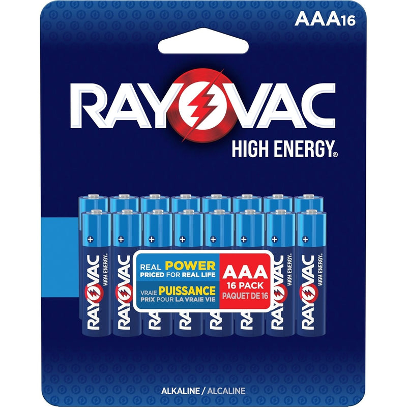 HIGH ENERGY AAA Alkaline Batteries, Long Lasting, All Purpose, 16-pk S6494