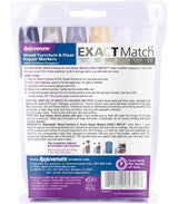 Exact Match Wood Furniture & Floor Repair Markers, White-Grey, 6 Shades