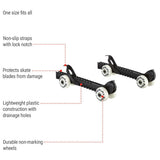 Hockey Skate Guards with Wheels, Black