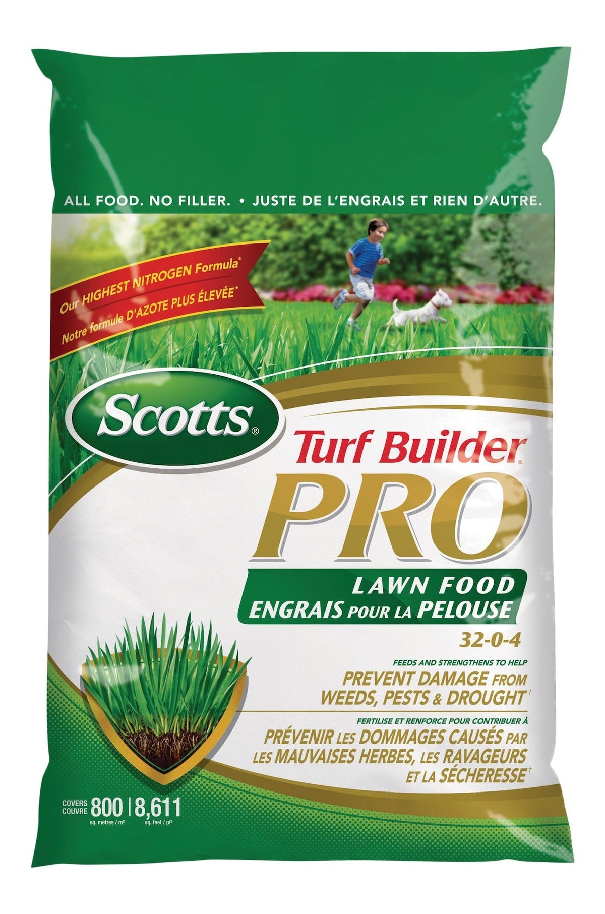 Turf Builder PRO Lawn Fertilizer, 800-m2
