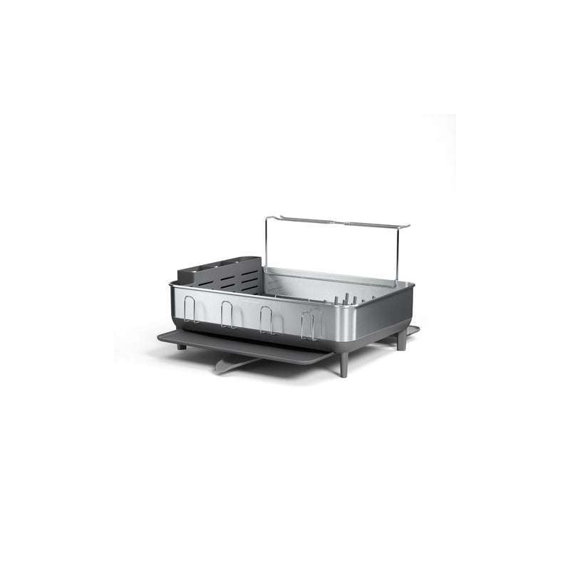 Large Steel Frame Dish Rack, Brushed Finish S4268