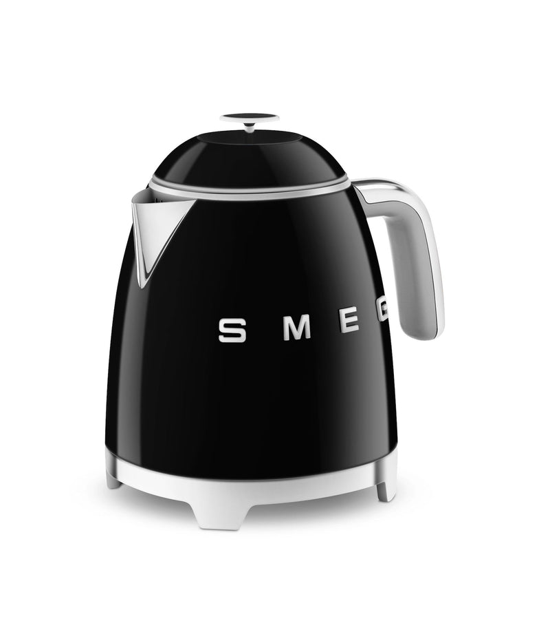 50's 1400W Retro Style Electric Mini Countertop Kettle with Cordless Base, Black, 0.8-L Y1517