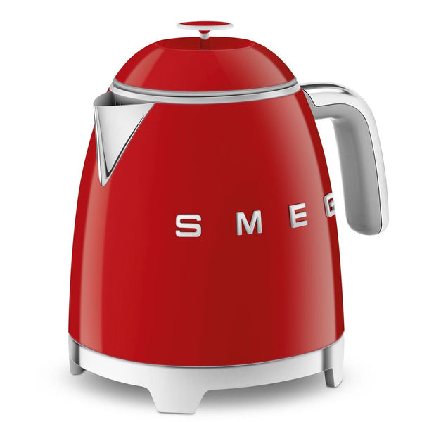 50's 1400W Retro Style Electric Mini Countertop Kettle with Cordless Base, Red, 0.8-L T1350