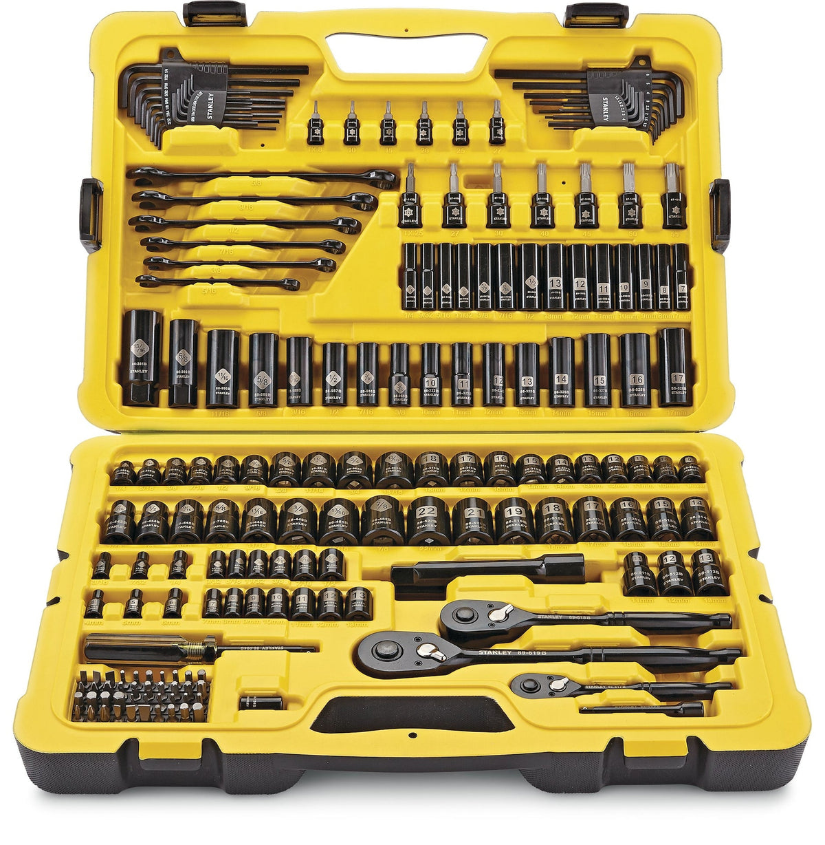Professional Grade Black Chrome Socket Set, 183-pc, SAE/Metric