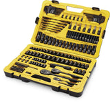Professional Grade Black Chrome Socket Set, 183-pc, SAE/Metric