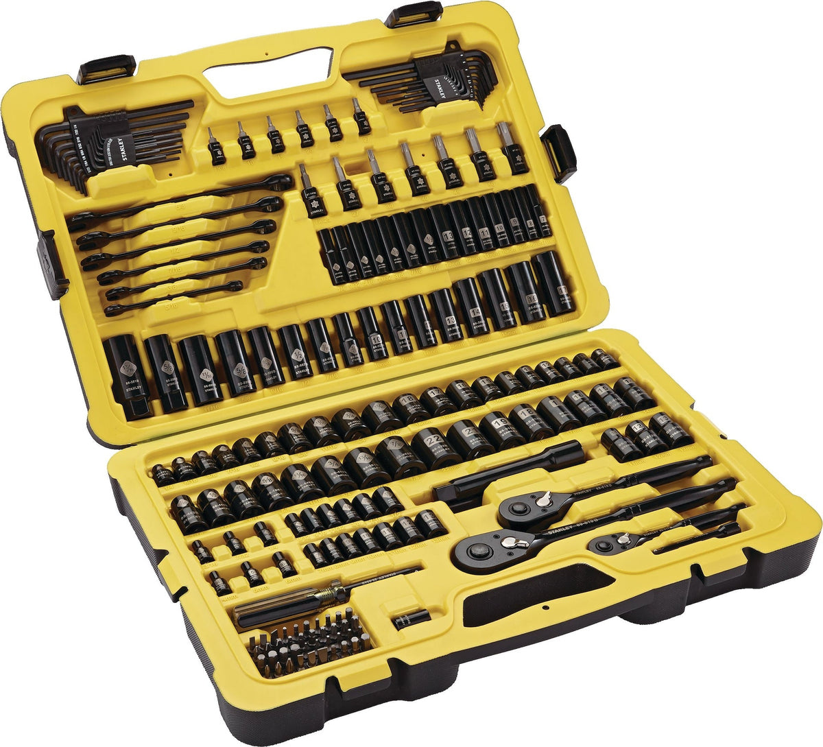 Professional Grade Black Chrome Socket Set, 183-pc, SAE/Metric