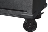Rolling Tool Storage Cabinet with 7 Drawers, Power Bar with USB, Black, 42-in
