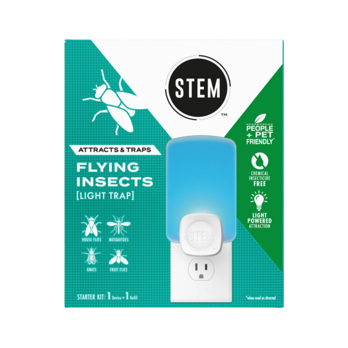 Light Trap Starter Kit for Flies/Mosquitoes/Moths