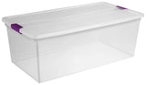 ClearView Storage Box with Latched Lid, 104-L