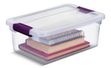 ClearView Storage Box with Latched Lid, 14-L
