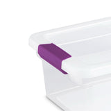 ClearView Storage Box with Latched Lid, 14-L