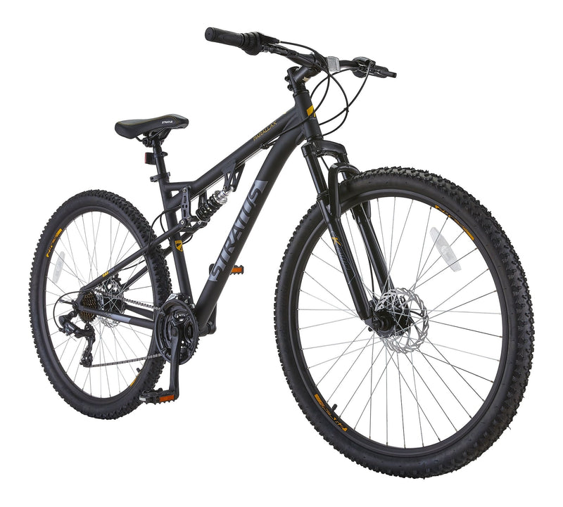 Parallax Dual-Suspension Mountain Bike, 29-in Wheel, Black M8504