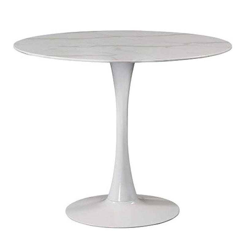 Leo Faux Marble Dining Table Tulip Base Y5103