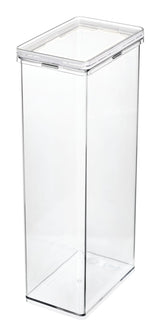 Clear Plastic Pasta Storage Canister Container with Airtight Lid