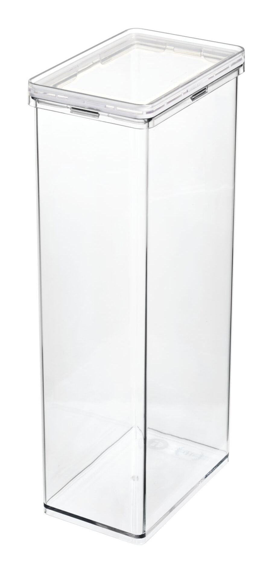 Clear Plastic Pasta Storage Canister Container with Airtight Lid