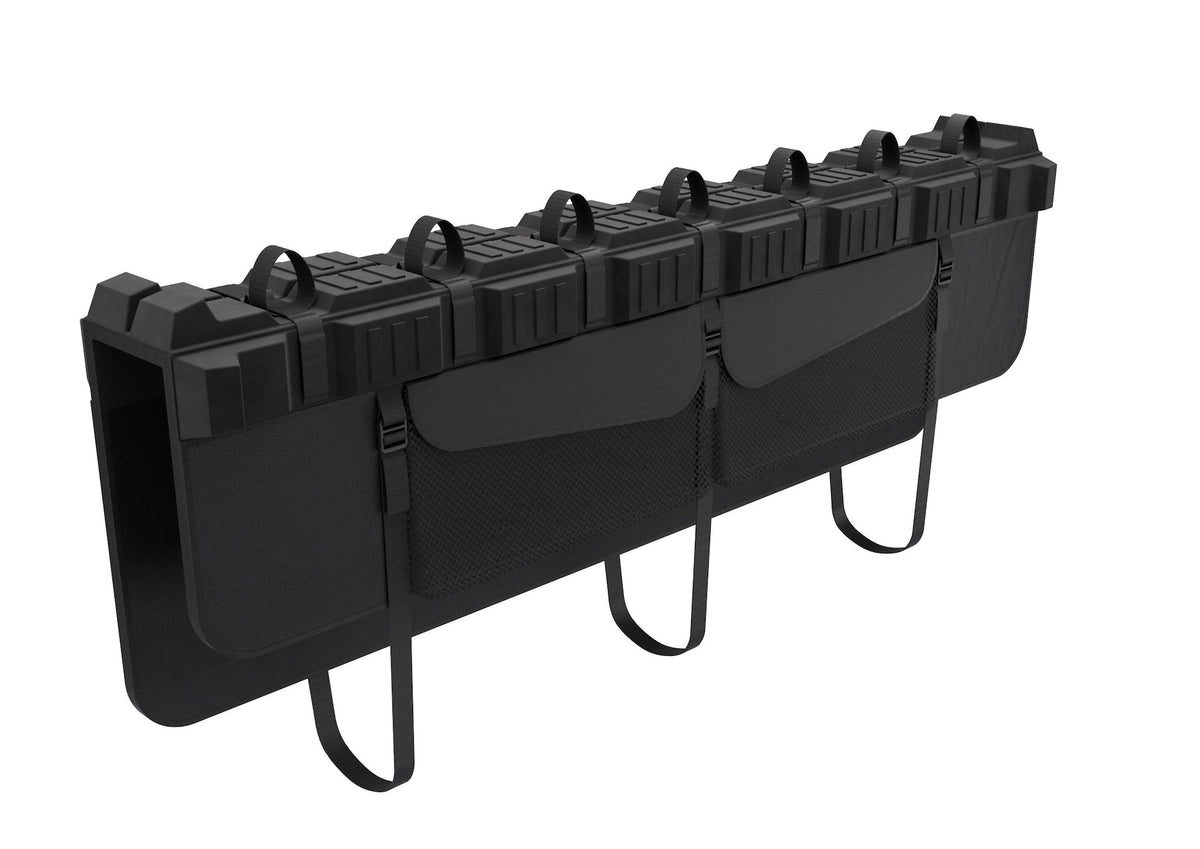 GateMate PRO Heavy-Duty 8-Bike Black Bike Rack with Storage Pockets