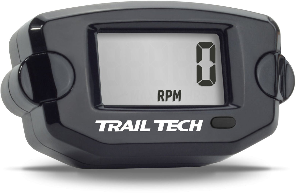 Surface TTO Mount Digital Tach Hour Guage, Black