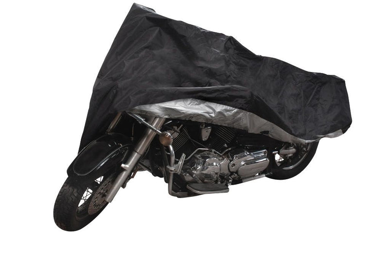 Premium Polyester Motorcycle Cover, Black, Large Z4158