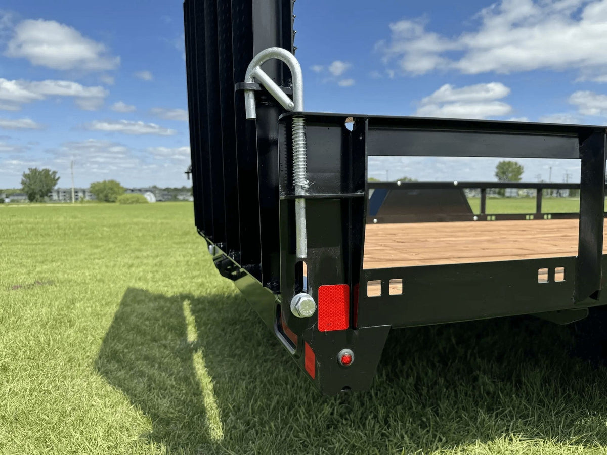 77-in x 12-ft Utility Trailer With Gate, Black