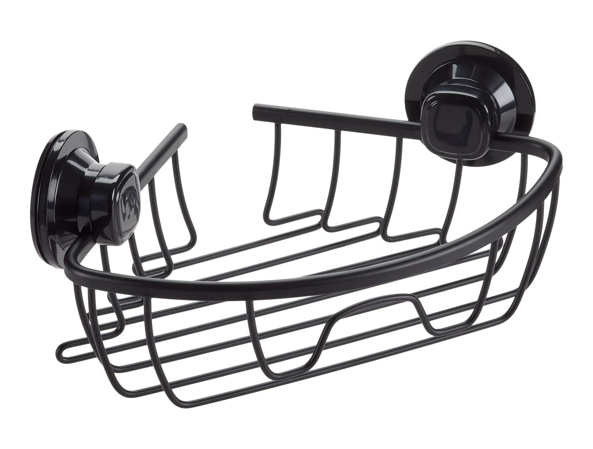 Aluminum Suction Corner Basket, Assorted Mounting