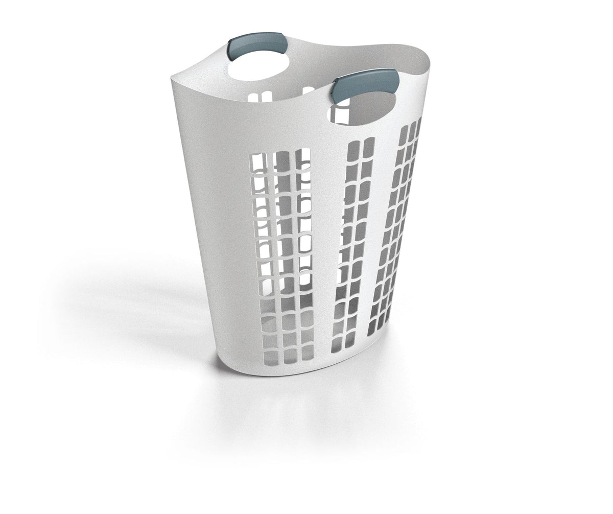 Flexible Laundry Hamper, White