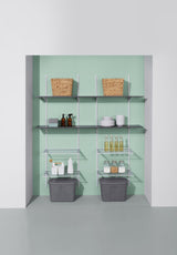 Floating Wall Shelf Board, Black Slate, 16 x 35-in