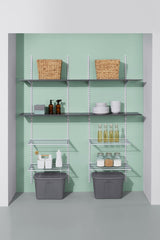 Floating Wall Shelf Board, Black Slate, 16 x 35-in