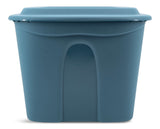 Stackable Storage Box with Lid, 72-L, Blue