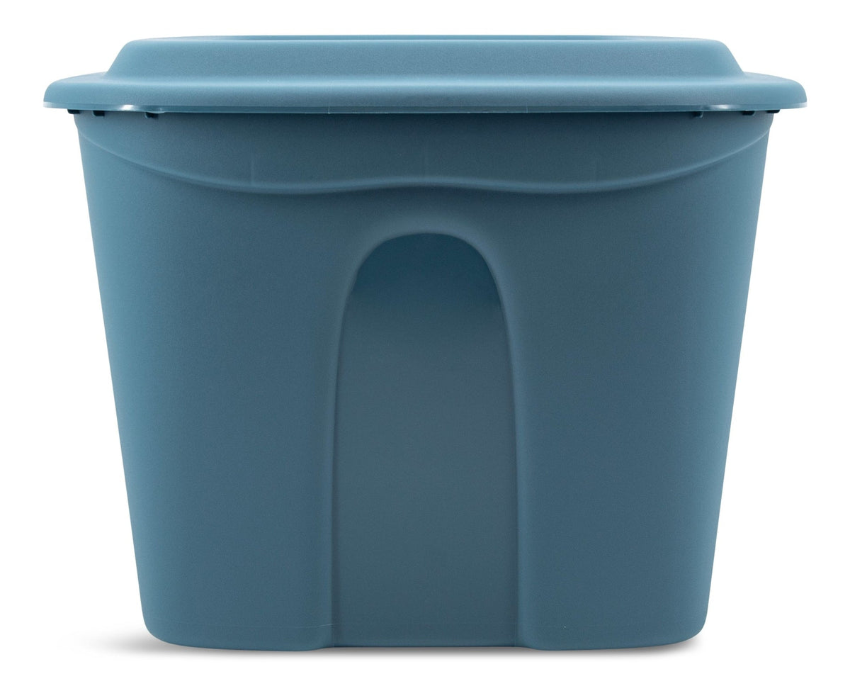 Stackable Storage Box with Lid, 72-L, Blue