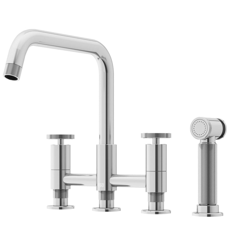 Cass 2-Handle Bridge Kitchen Faucet N2781