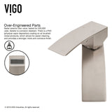 Duris Vessel Single Handle Vessel Sink Bathroom Faucet with Deck Plate, Brushed Nickel