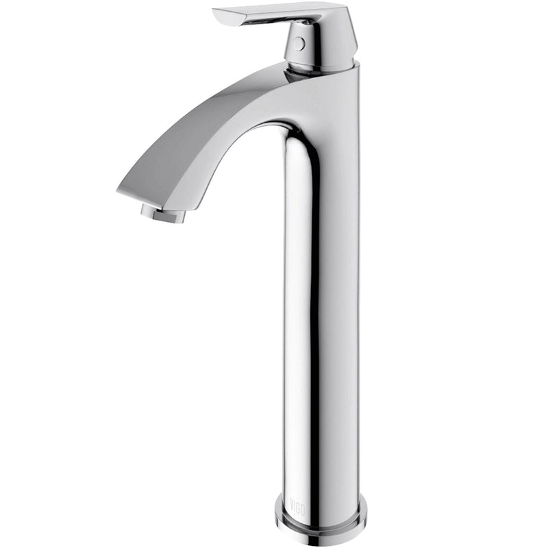 Linus Single Handle Vessel Sink Bathroom Faucet, Chrome V6667