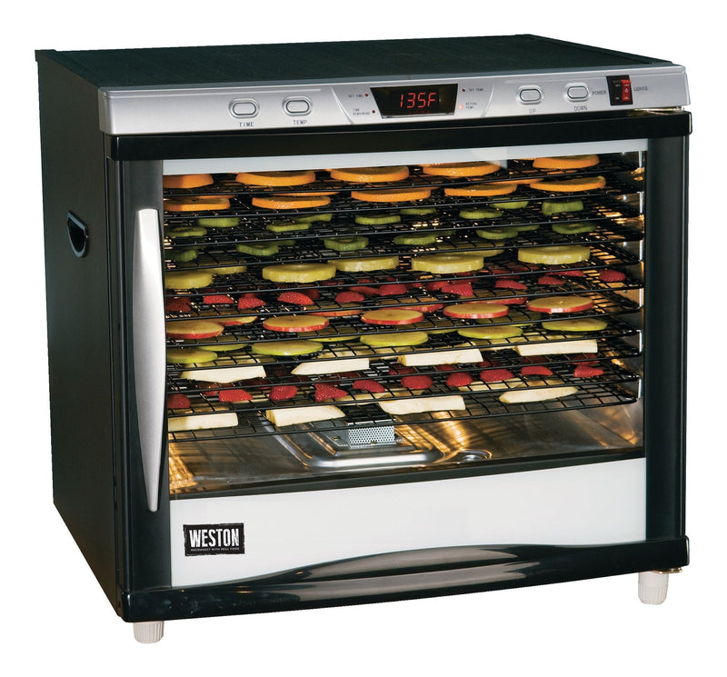 Pro-1200 12-Tray Digital 110V 1600W Dehydrator, 80-L Q5591