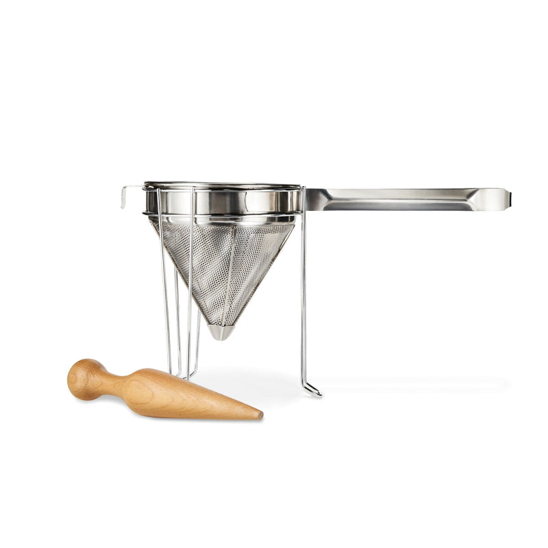 Stainless Steel Cone Strainer and Pestle Set N4647