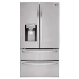 36 in. 31 cu ft. Stainless Steel French Door Refrigerator with Ice Maker
