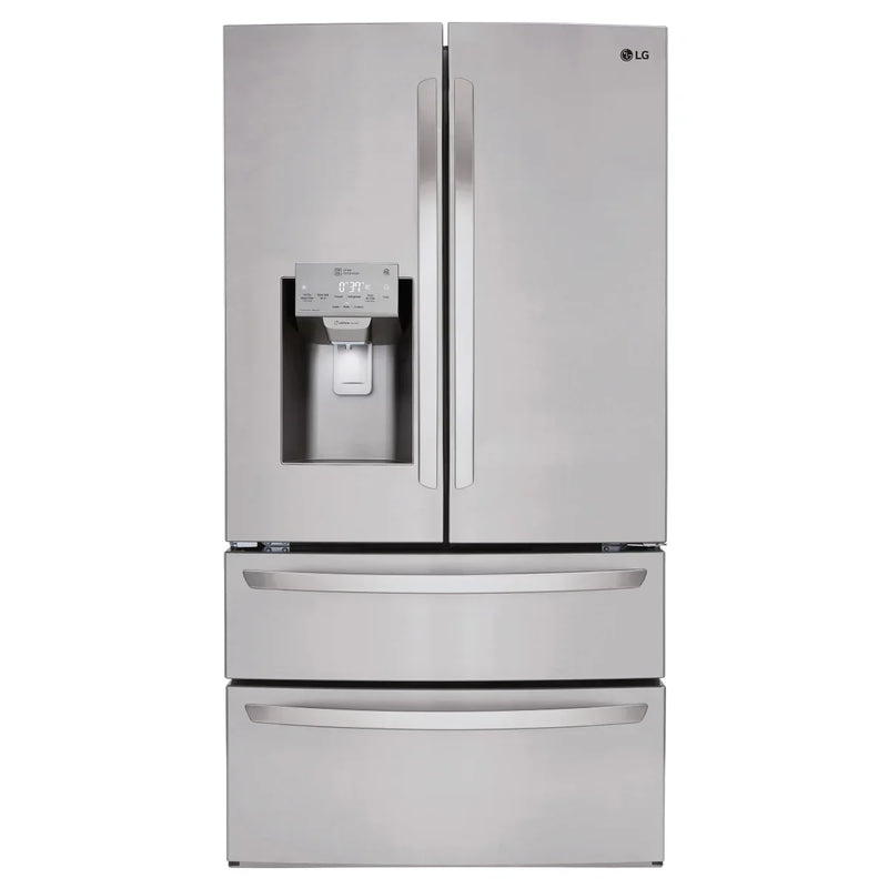 36 in. 31 cu ft. Stainless Steel French Door Refrigerator with Ice Maker V5477