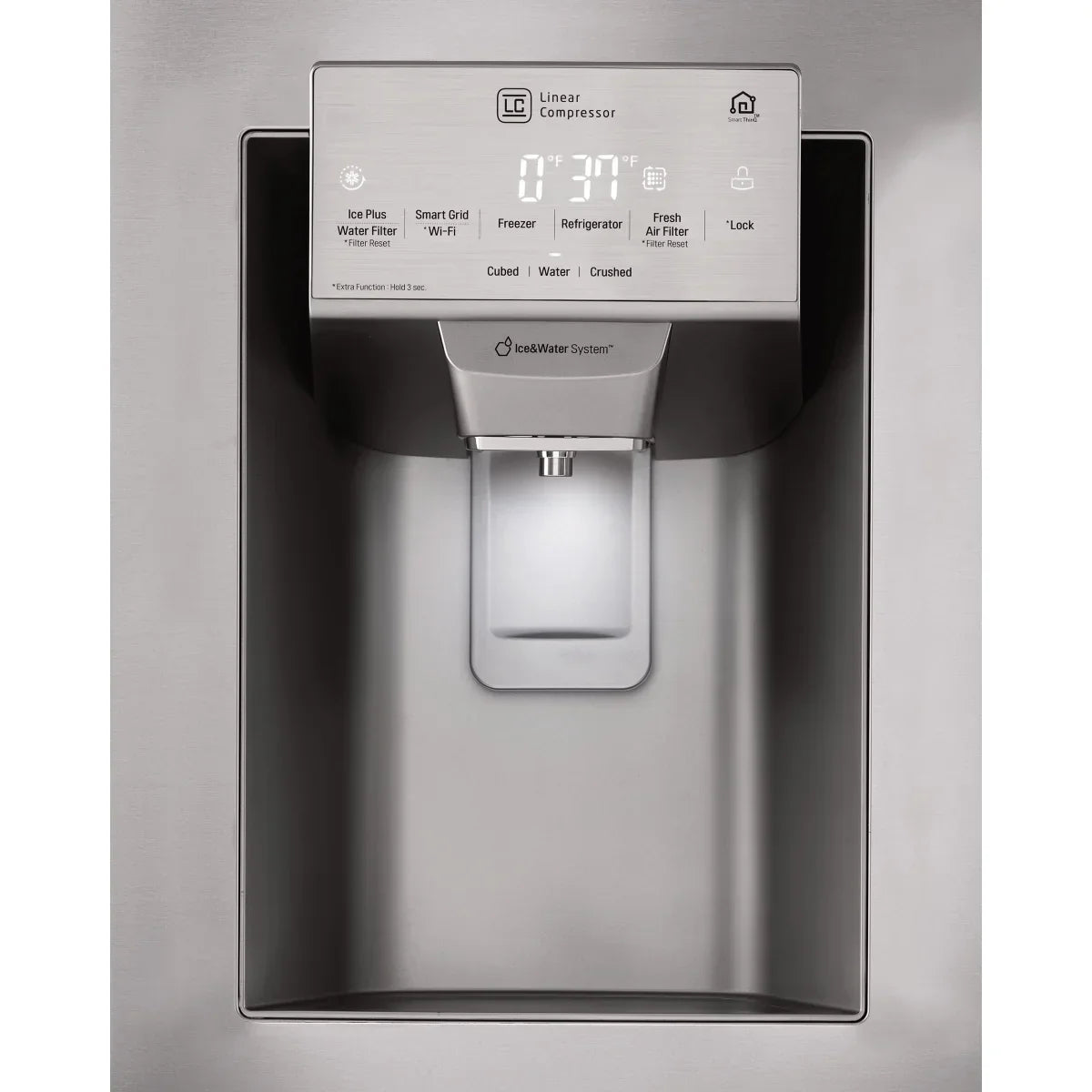36 in. 31 cu ft. Stainless Steel French Door Refrigerator with Ice Maker