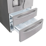 36 in. 31 cu ft. Stainless Steel French Door Refrigerator with Ice Maker