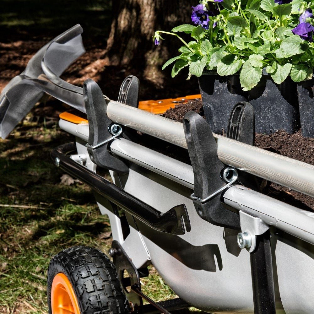 Tool Holder for Aerocart, Holds Shovels, Rakes, Hoes, & Similar Tools