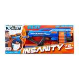 Insanity S1 Mad Mega Barrel Dart Blaster, 72-Darts, Ages 8+